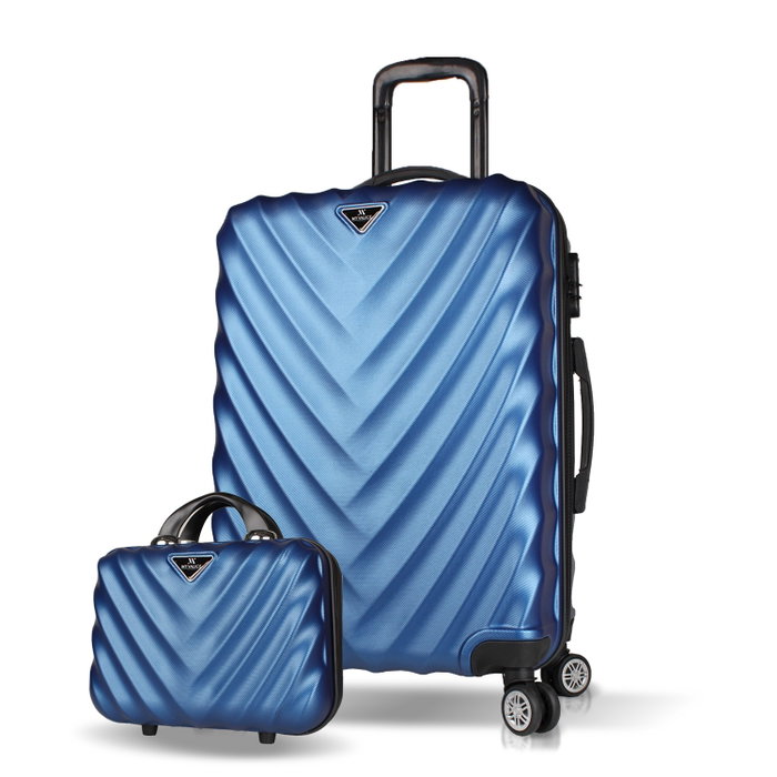 Zoozie Bags Juego de Maletas de 2 Piezas Azul Oscuro Zoozie Bags Juego de Maletas de 2 Piezas Azul Oscuro